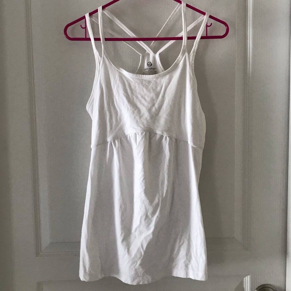 SOMA Sport Strappy Cotton Blend Yoga Top